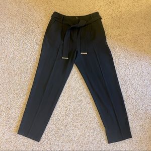 CALVIN KLEIN Pleated High-waisted Pants